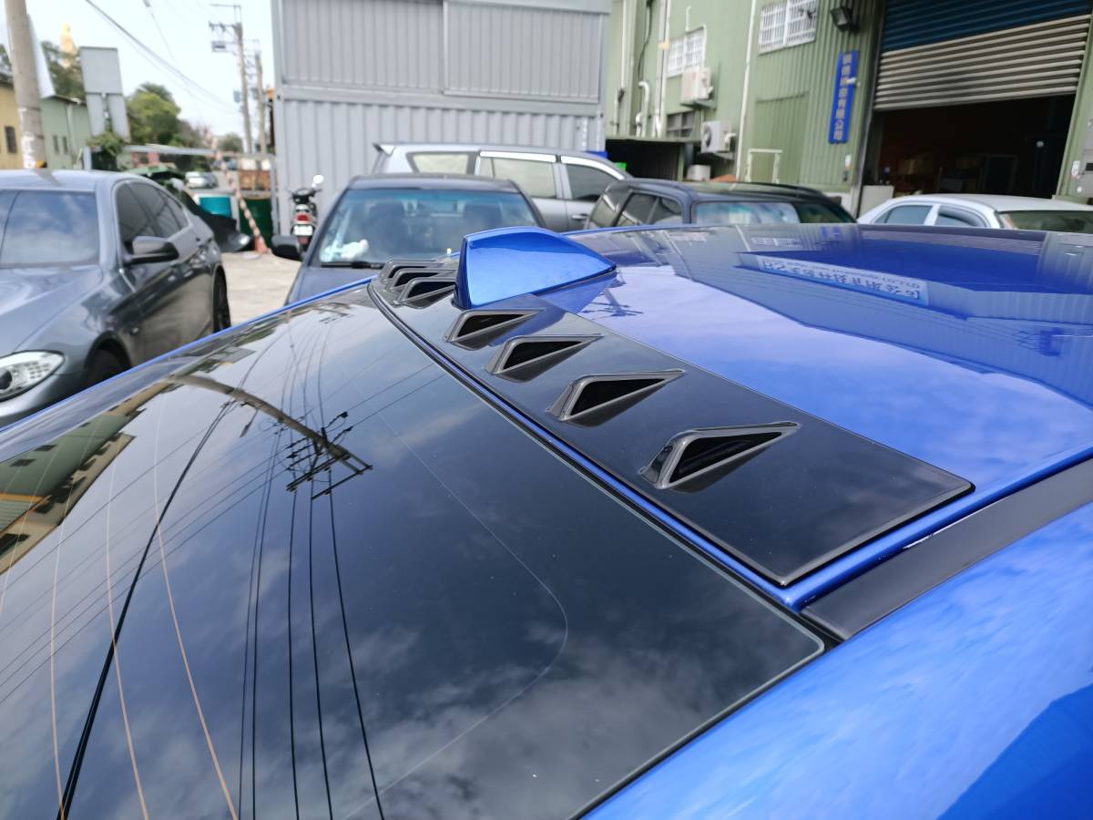 【何色でも塗装可能】F Type スバル WRX STI VA系 S4 塗装費込 リアルーフスポイラー ルーフフィン リヤスポイラー 2015-2020 純正色対応拍卖