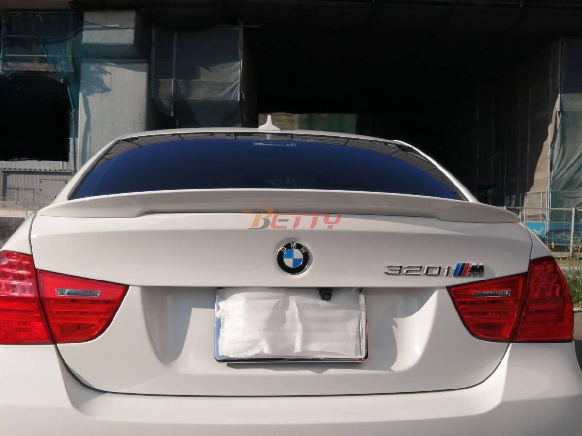 【即納品】P2 Type BMW 3シリーズ セダン E90 ABS リア トランクスポイラー ウィングスポイラー 未塗装品 素地 2005-2011拍卖