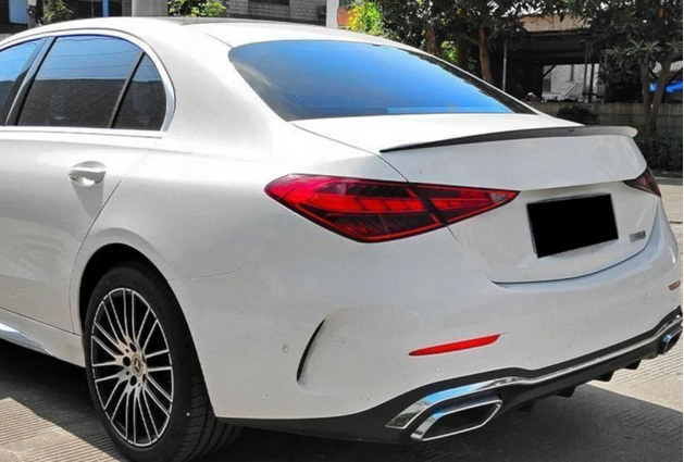 【何色でも塗装可能】AMG Type ベンツ Cクラス W206 セダン 塗装費込 リア トランクスポイラー ウィングスポイラー 2022~拍卖