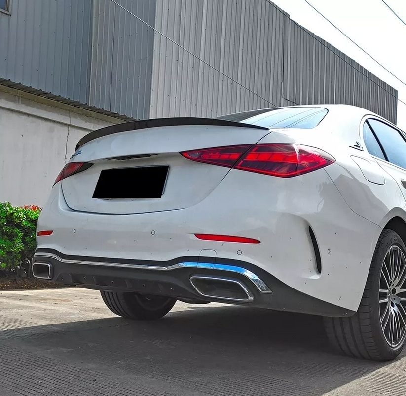 【即納品】AMG Type ベンツ Cクラス W206 セダン ABS エアロ トランクスポイラー リヤスポイラー 未塗装品 素地 2022~拍卖