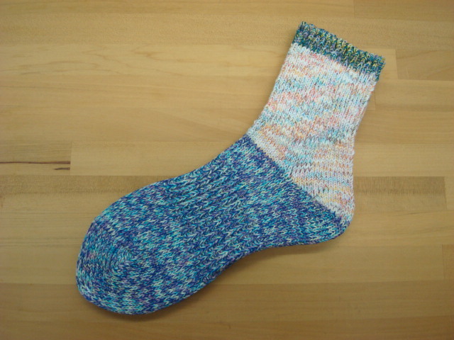 新品Mauna Kea(マウナケア)ソックス リップル2面切替 LADIES 20454 Blue拍卖