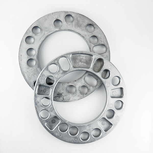 HKB シルバー ホイールスペーサー 10mm PCD100 PCD114.3 4穴 5穴 2枚入 HKWS10拍卖