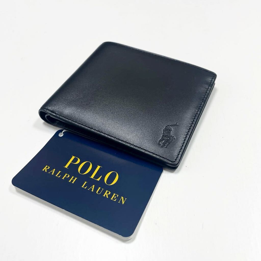 新品 ラルフローレン 財布 札入れ DD ネイビー拍卖