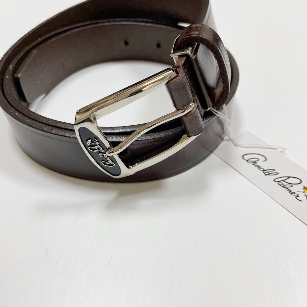 C 新品 アーノルドパーマー ベルト 牛革レザー拍卖