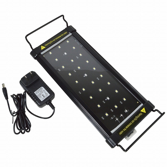 30cm-50cm 青/白 水槽 LED 照明 伸縮プレート型 薄型スリムタイプ 水槽 プレート ライト サンゴ 熱帯魚 アクアリウム ライト拍卖