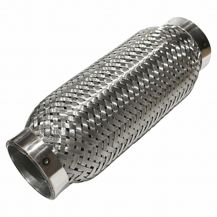汎用 51×200mm フレキシブル ステンレス メッシュ マフラー 補修 排気 漏れ ジャバラ 蛇腹 自作 車 修理 ワンオフ 制作 51φ拍卖