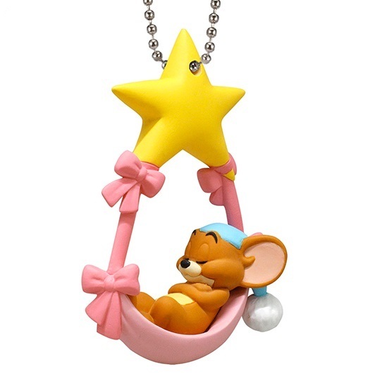 ガチャガチャ トムとジェリー おやすみコレクション ジェリー フィギュア ハンモック拍卖