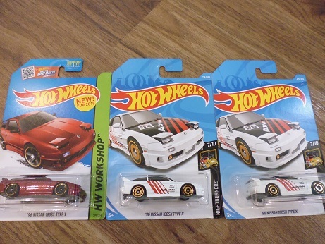 3台セット ホットウィール '96 NISSAN 180SX TYPE X 日産 ファーストエディション アドバンカラー ワイン 旧車 ワンエイティSX拍卖