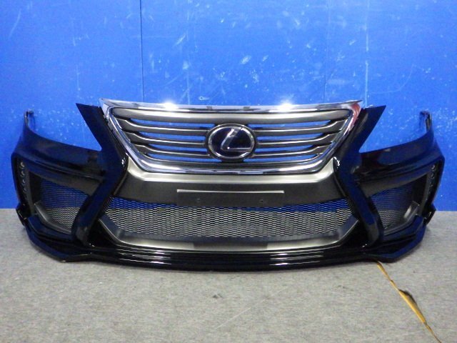 F エンブレム LED付 BLACKPEARL ブラックパール フロントバンパー グリル レクサス UVF46 LS600HL 212 ブラック LA600H LS460 USF40 USF41拍卖