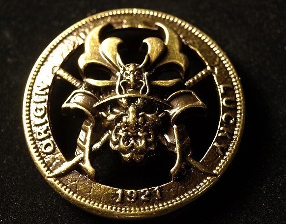 ★兜スカル・コンチョ★日本刀クロス★クロスボーン★和柄拍卖