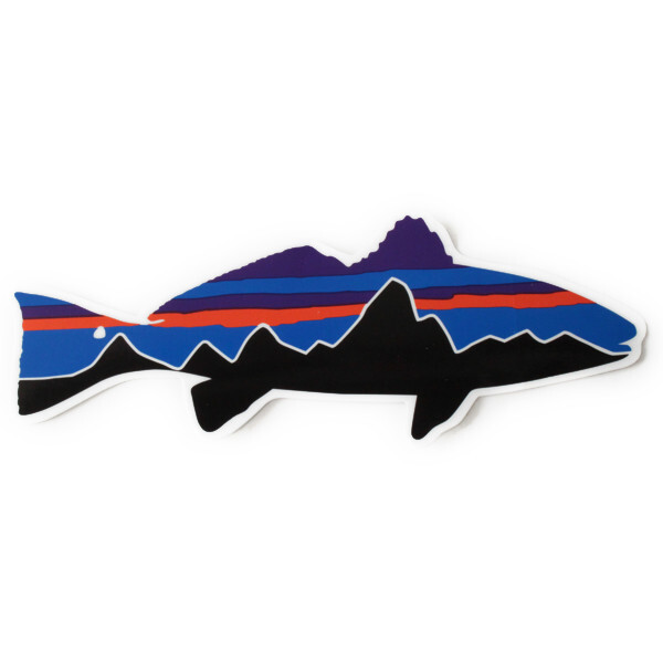 パタゴニア ステッカー フィッツロイ レッドドラム PATAGONIA FITZROY RED DRUM FISH STICKER 魚 シール 釣 フライ フィッシュ デコ 新品拍卖