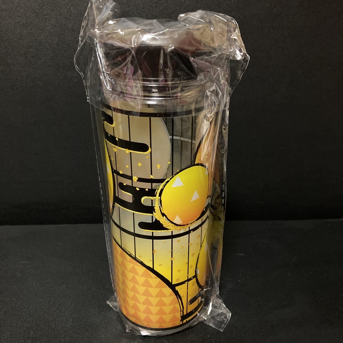 鬼滅の刃 我妻善逸 500ml ドリンクボトル クリアボトル タンブラー コップ グッズ 鬼狩り 鬼退治拍卖