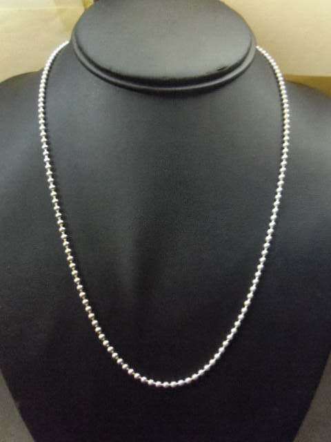 シルバー925!ボールチェーン!50cm 拍卖