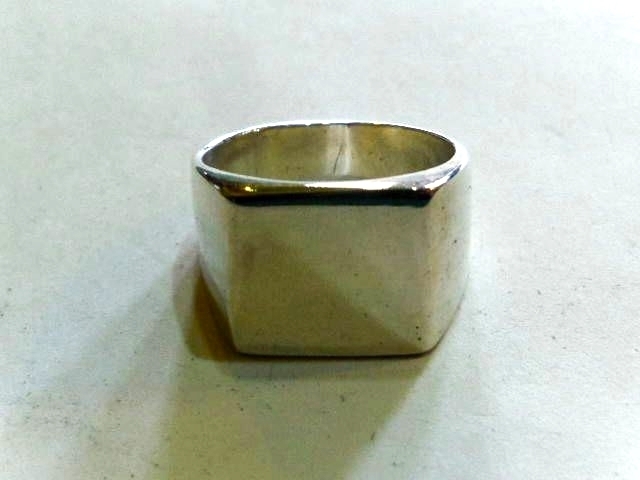 シルバーリング 印台 925拍卖