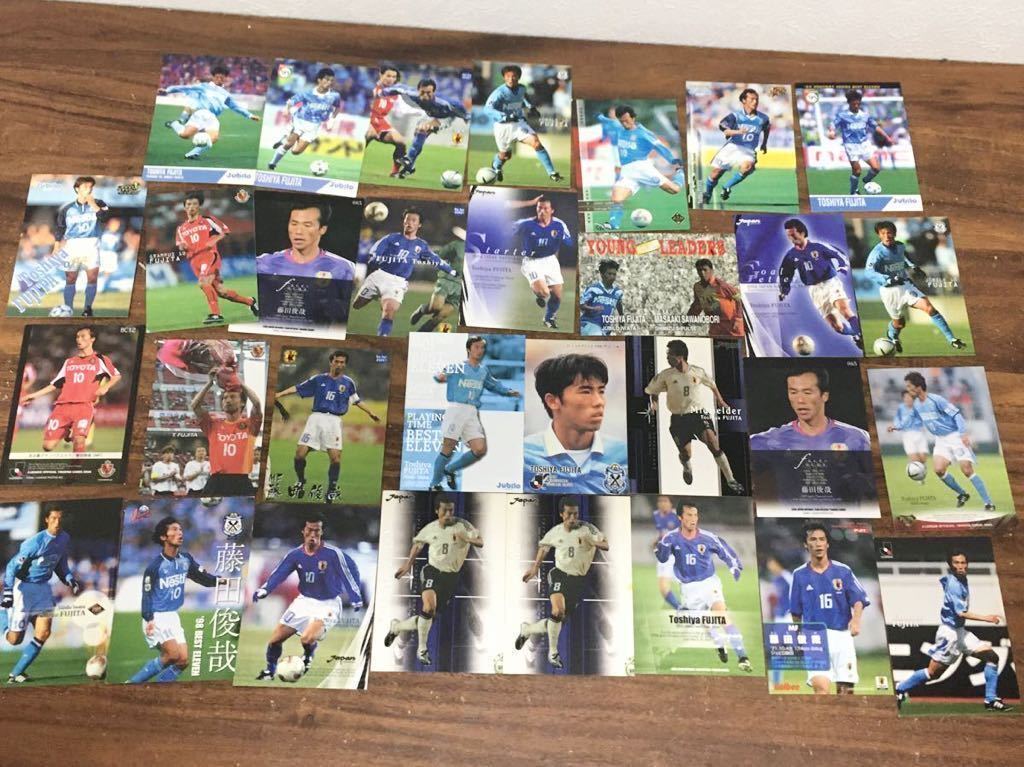 サッカーカード 日本代表 Jリーグ ベストイレブン ジュビロ磐田 名古屋グランパス 藤田俊哉 まとめ売り拍卖