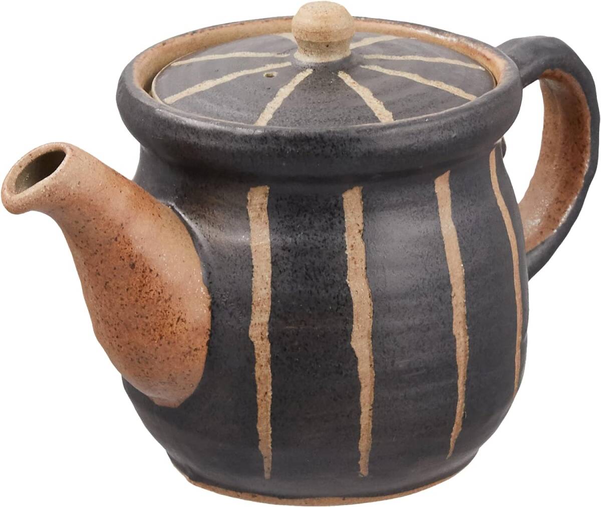 KT美濃焼! ☆紺十草ティーポット☆ ロ393-138 新品 紅茶 煎茶 お茶 ポット 土瓶 鉄瓶 やかん 茶器 ギフト拍卖