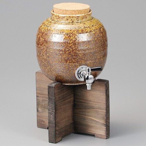 美濃焼! ☆信楽風一升焼酎サーバー2400cc☆ 49615-101 新品 プレート 大皿 盛皿 盛鉢 向付 拍卖