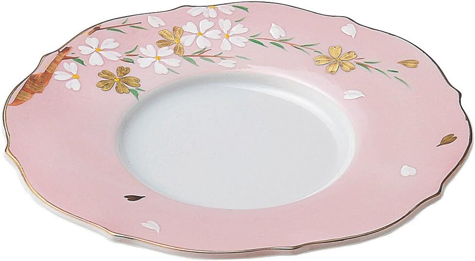 KT美濃焼! ☆桜吹雪皿☆ ミ204-058 新品 焼物皿 盛皿 プレート 長皿 ボウル 鉢 盛鉢 向付 拍卖