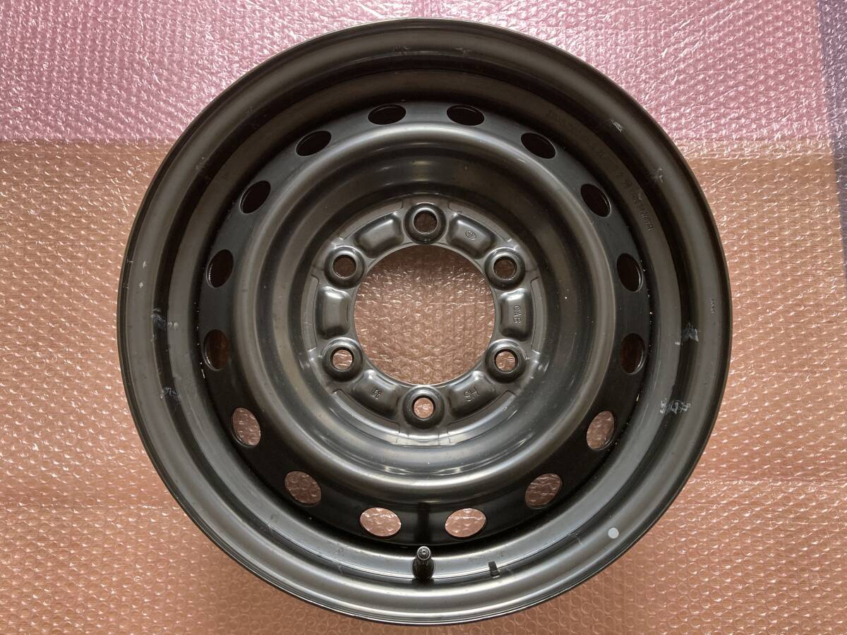 ☆ 極上 新車外し トヨタ ハイエース 純正 15in スチールホイール 1本 ☆①拍卖