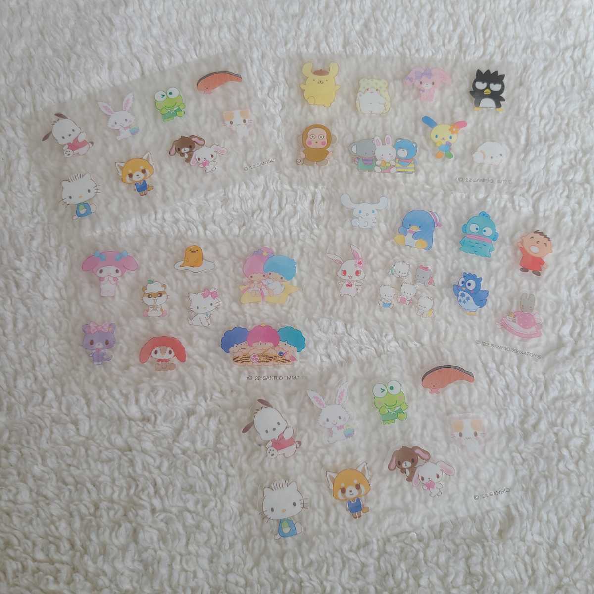 【サンリオ】コレクターズカード シール 5シートセット 4種 1Z512kR603拍卖