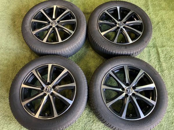 送料無料 ラジアルセット ミシュラン クロスクライメイト オールシーズン 225/55R17 2019年製造 スバル フォレスター XV拍卖