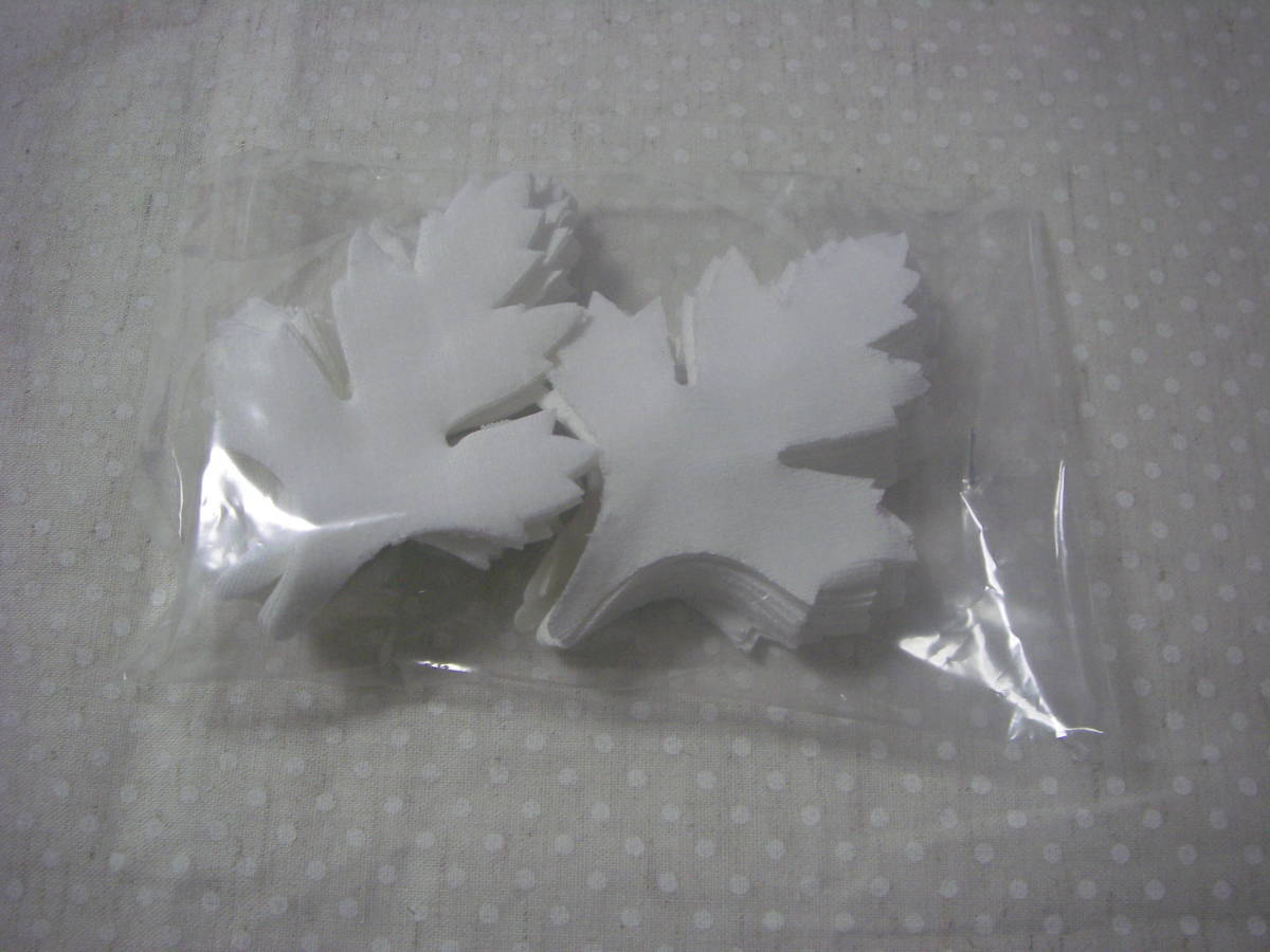 【僅か】◆◆№277 アートフラワー 材料 抜き弁 1袋  リーフ ビロード拍卖