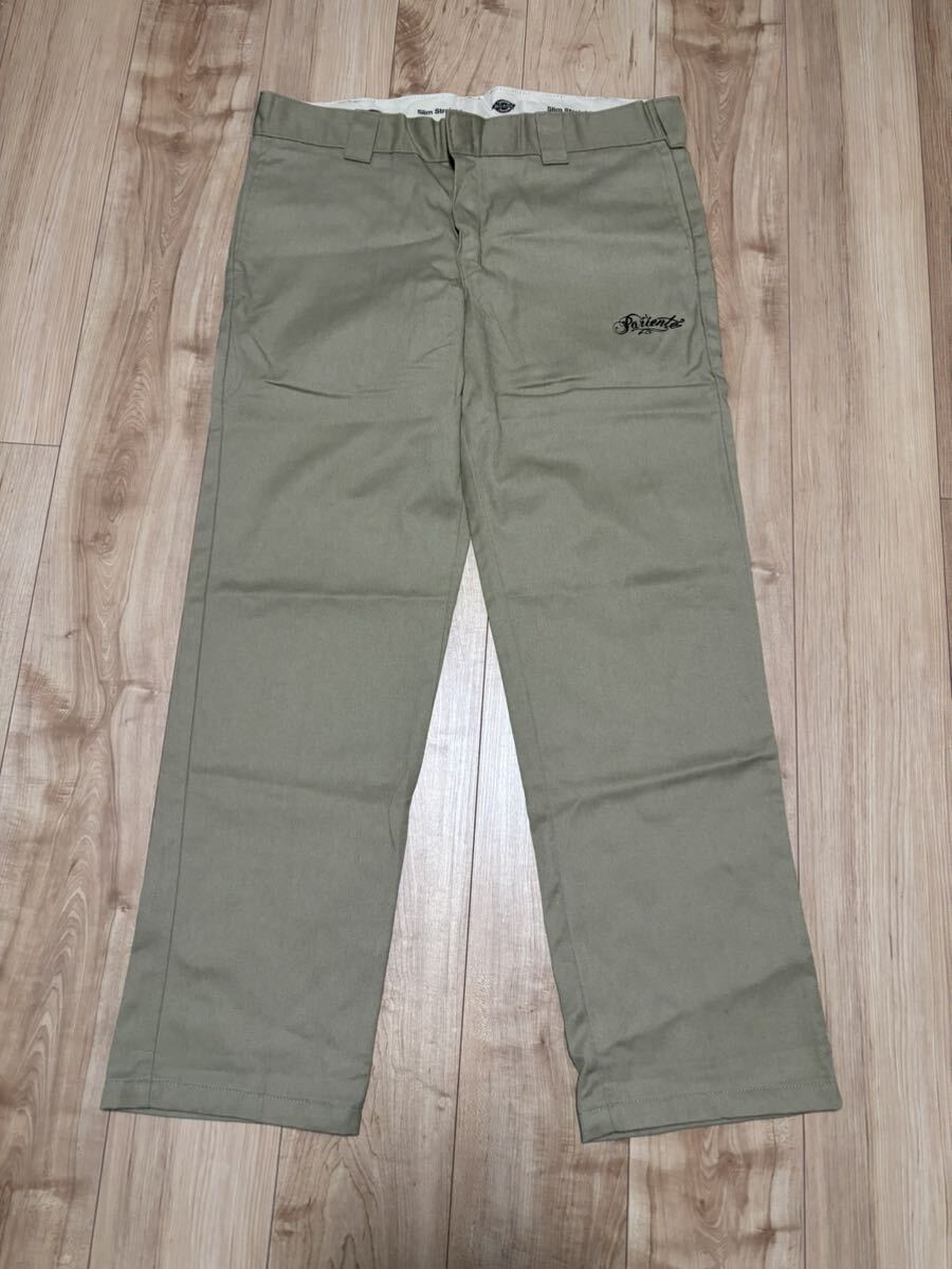 Dickies ディッキーズ ワークパンツ チノパン 刺繍 ステッチ スリムストレート拍卖