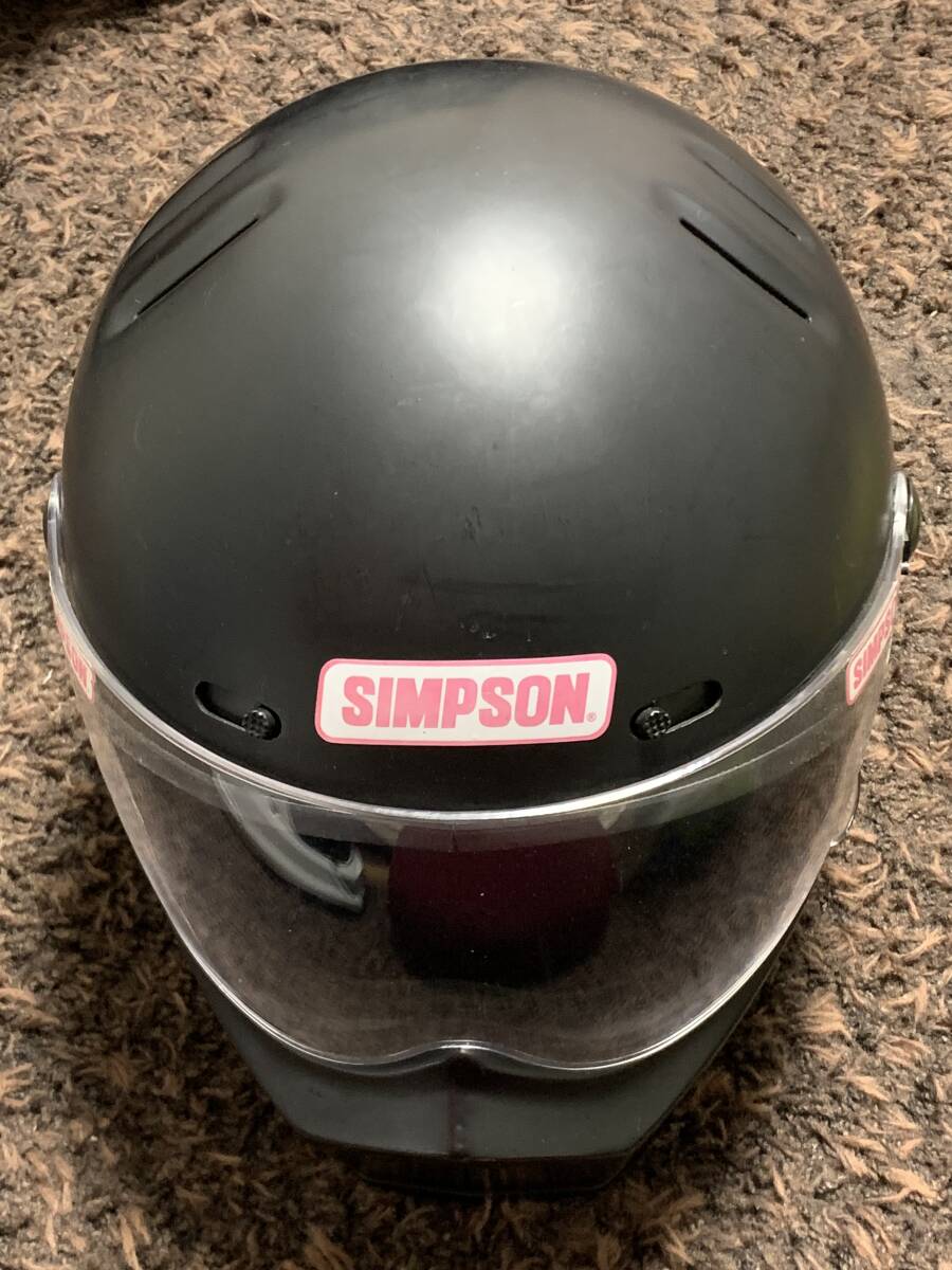 SIMPSON シンプソン スーパーバンディット9 58㎝ ヘルメット used 現状品拍卖