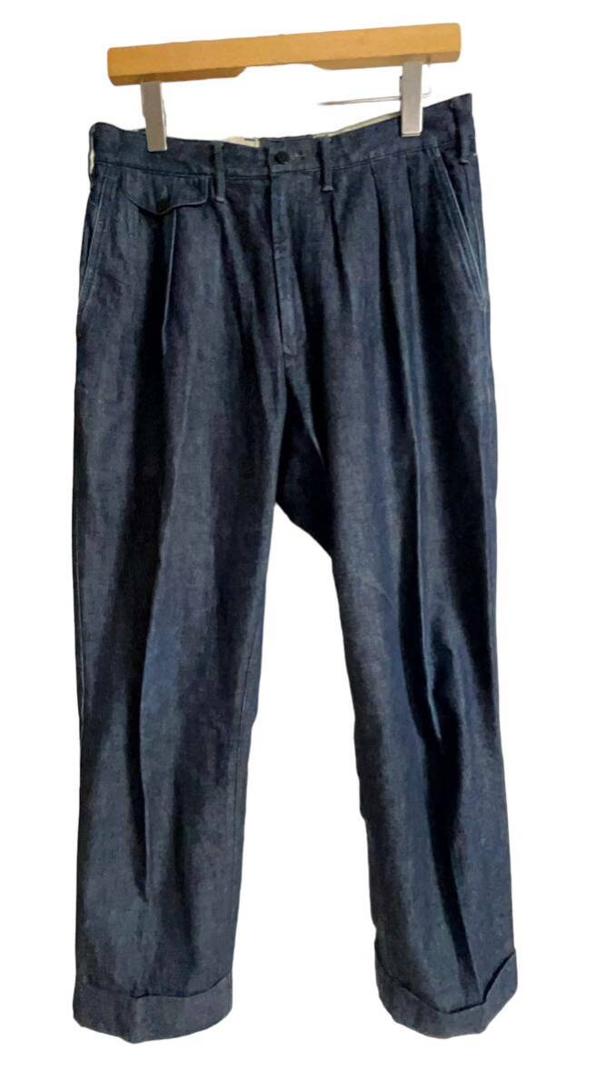 J.S.HOMESTEAD ジャーナルスタンダード タック デニム W30 S 日本製 拍卖