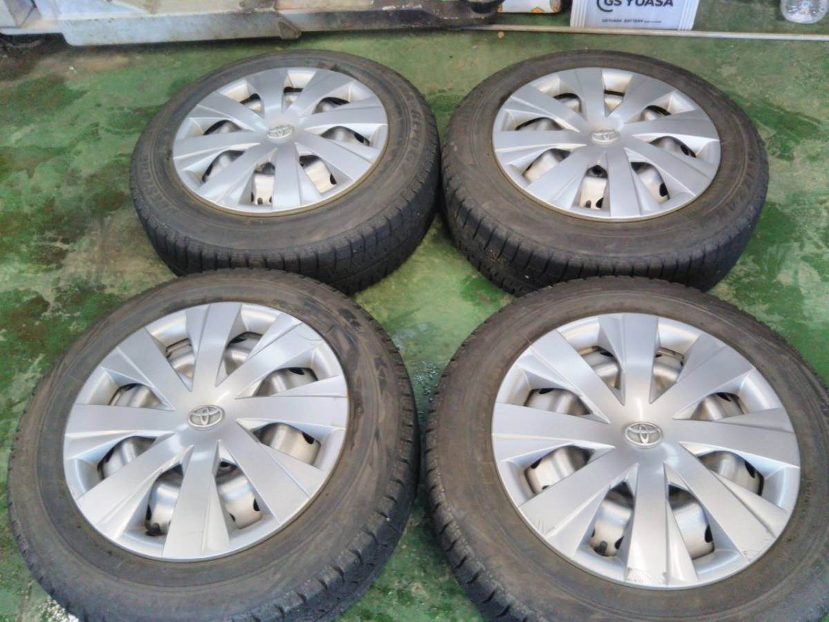 Y73 175/65R15 ブリジストン BRIDGE STONE REVO GZ 2015年 6J PCD100 /4H FIELDER NZE164 フィールダー 4本セット キャップ付き拍卖