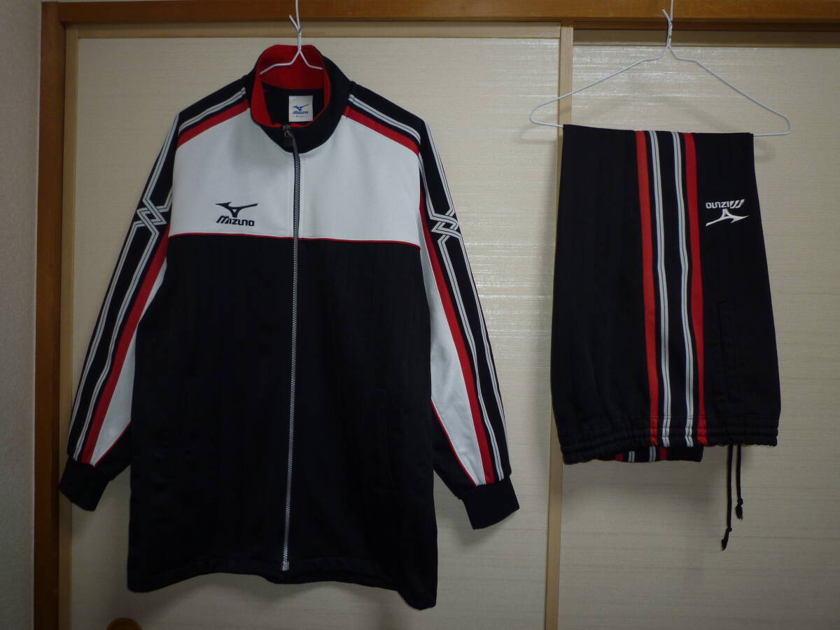 ミズノ ジャージ上下 黒 Mサイズ 難あり拍卖