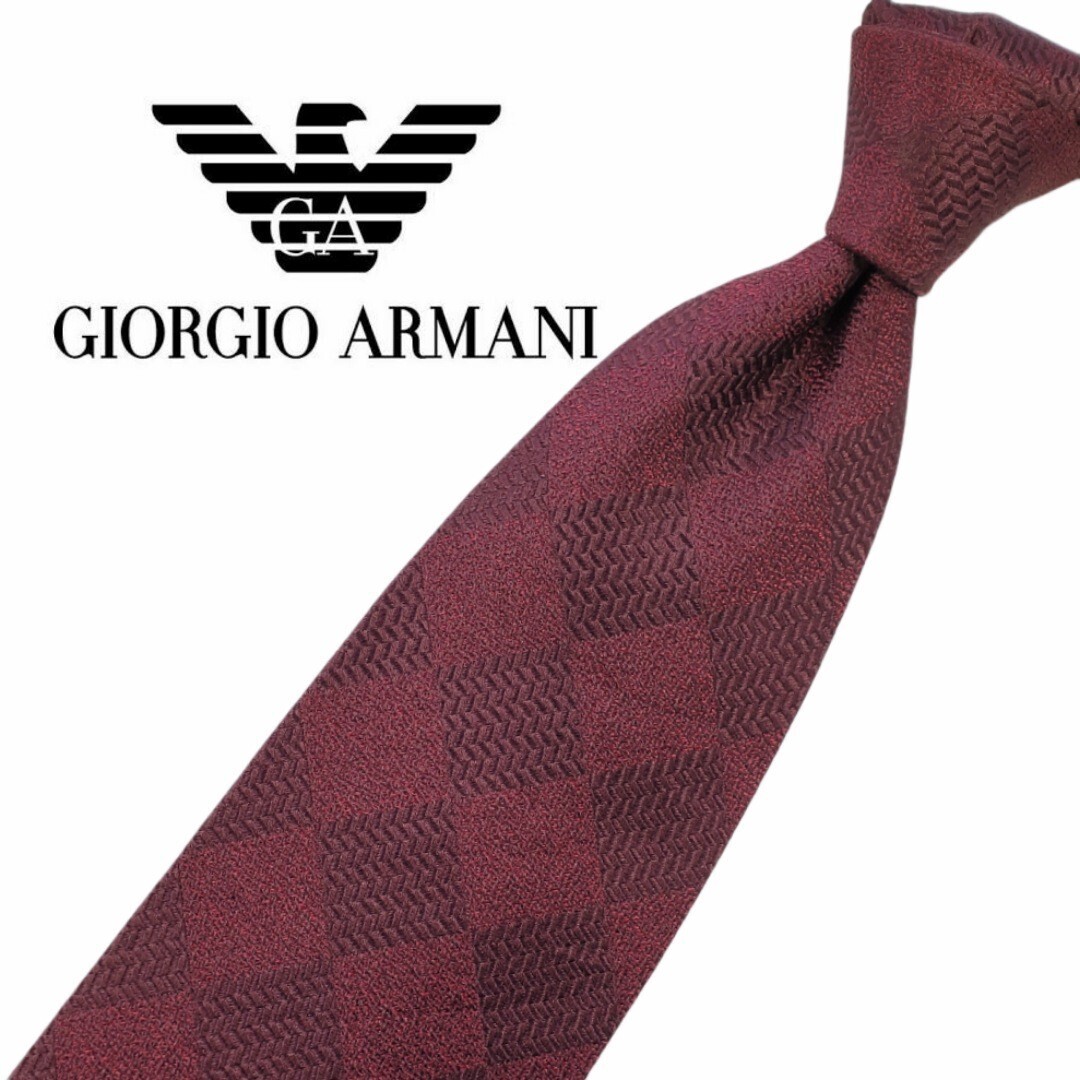 440/ 美品 GIORGIO ARMANI ジョルジオアルマーニ 中古 USED ネクタイ拍卖