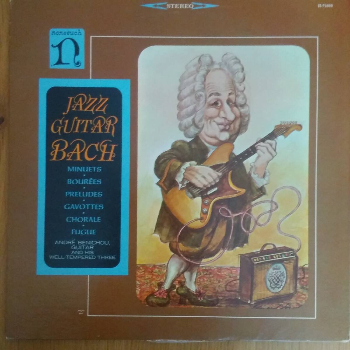 ◎LP~ JAZZ GUITAR BACH ☆ ANDRE BENICHOU,GUITAR AND HIS WELL-TEMPERED-THREE拍卖