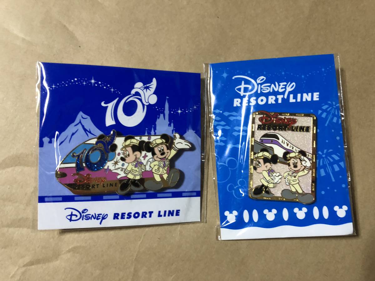 【同梱不可!】 DISNEY リゾートライン ピンバッチ(ピンバッジ/ピンズ) 2個拍卖