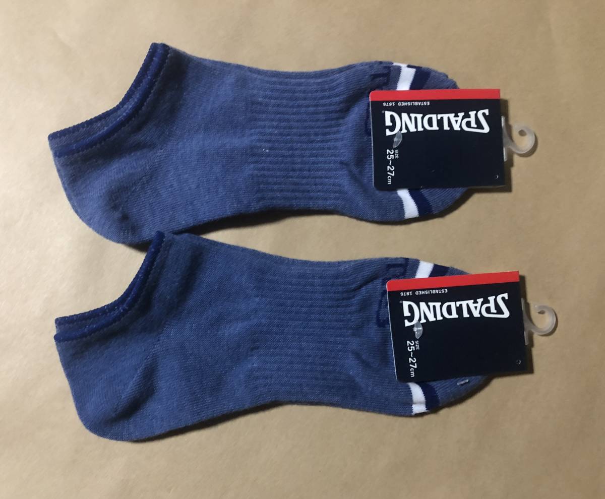 【同梱不可!】 SPALDING 靴下 2足 25~27㎝ 拍卖