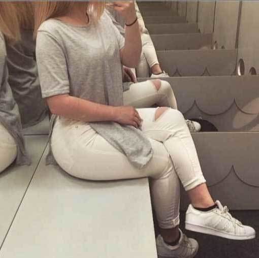 【 インポートファッション 】 【 スリット入りトップス 】 カットソー ティーシャツ グレー ロング丈 半袖拍卖