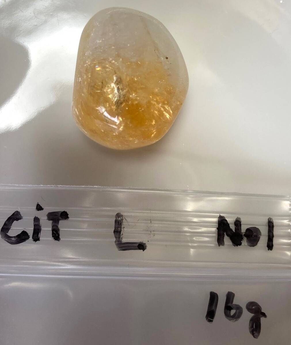 シトリン タンブル L 玉砂利1個 送料込み拍卖