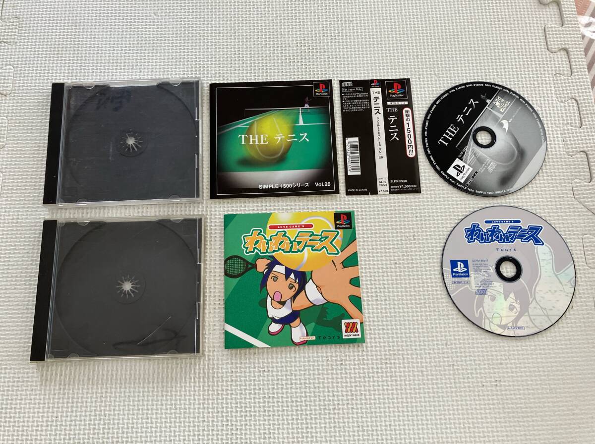 24-PS-143 動作品 プレイステーション ラブ・ゲーム わいわいテニス, THE テニス PS1 プレステ1拍卖