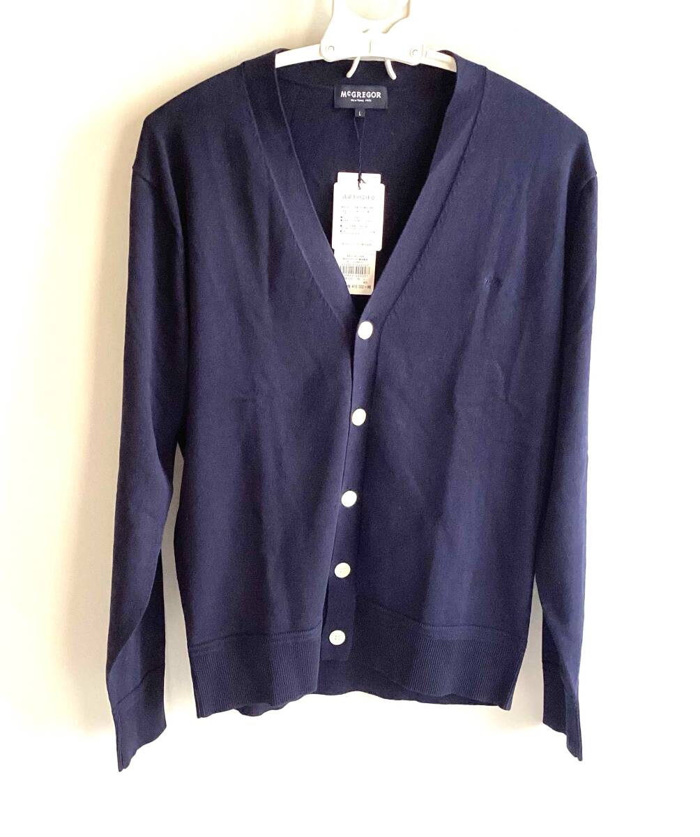 P62 新品未使用 McGREGOR メンズ L ネイビー ハンドウォッシュ 定価16,000円 綿ナイロン ストレッチ マックレガー拍卖