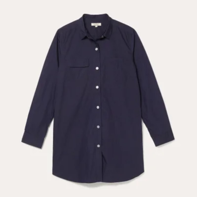 K84 新品未使用 AEGLE レディース M チュニック シャツ 紺 ポケット可愛い  エーグル アウトドア 拍卖