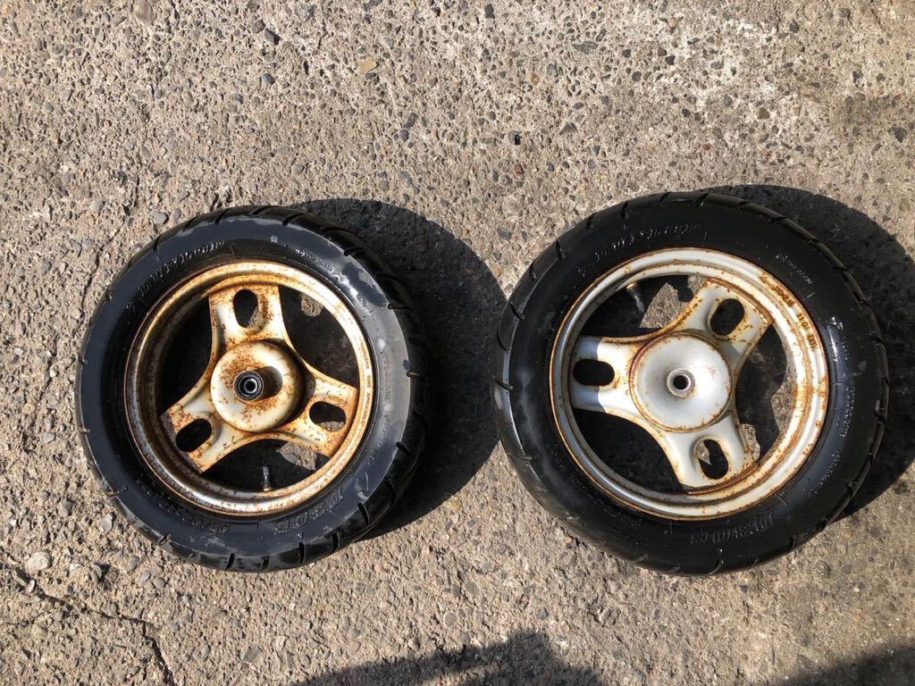 【51727】 ホンダ スマートディオ AF56 (1028番台~) ホイールセット フロント リア拍卖