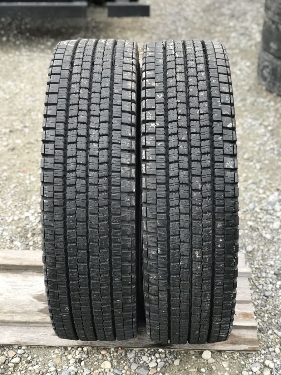3046 ダンロップ 275/80R22.5 スタッドレス 2本セット拍卖