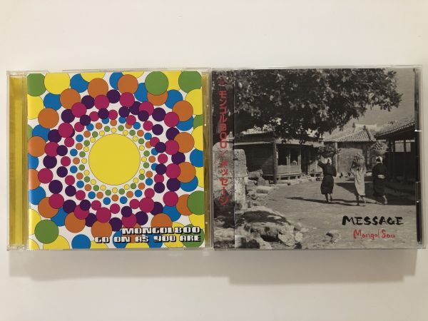 B25236 CD(中古)GO ON AS YOU ARE+メッセージ モンゴル800 2枚セット拍卖