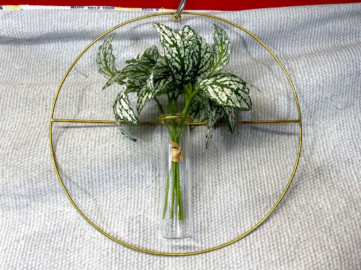 【福岡】インテリア雑貨 人工観葉植物 & 器◆W220 H225 D25◆モデルR展示品◆TS6865_Ts拍卖