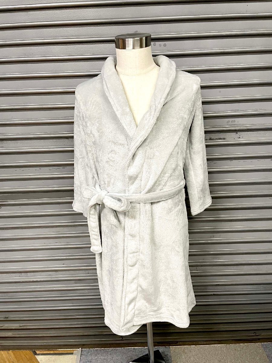 【福岡】バスローブ フランネルローブ◆ニトリ◆丈1040 肩幅420 袖丈500(mm)◆モデルR展示品◆TS6734_Ts拍卖