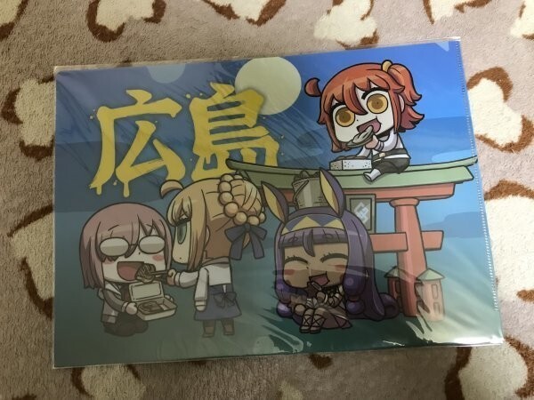 E031クリアファイル FGO Fate Grand Order  FGO冬祭り2017 広島限定 ぐだ子 マシュ セイバー拍卖