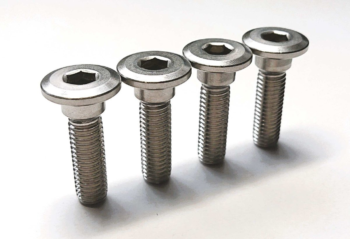 送料無料 TA-4000 カワサキ ゼファー750 Z650RS バルカンS/ABS GPX750R Z750/S リヤ ディスクローター ステンレスボルト 4本拍卖