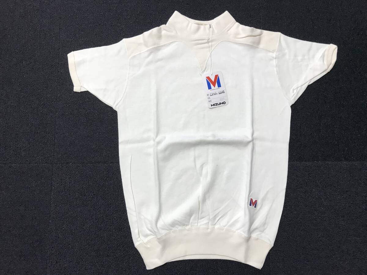 当時物 未使用 デッドストック Mizuno ミズノ 体操服 半袖 モックネック 品番:EHA-0848 サイズ:80㎝  HF1806拍卖