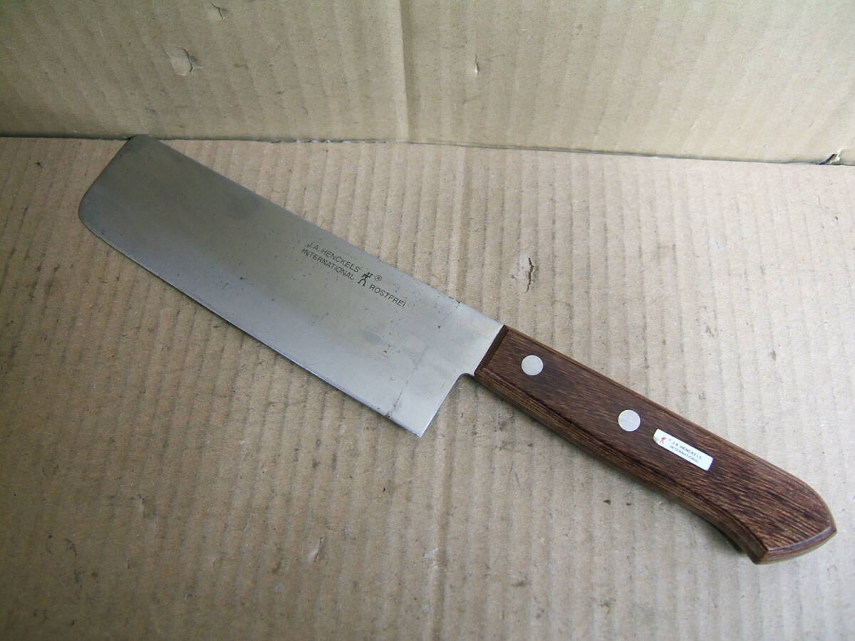 中古 J.A.HENCKELS ヘンケルス 刃長約165mm シェフ和包丁 調理器具 庖丁 刃物 送料430円 826拍卖