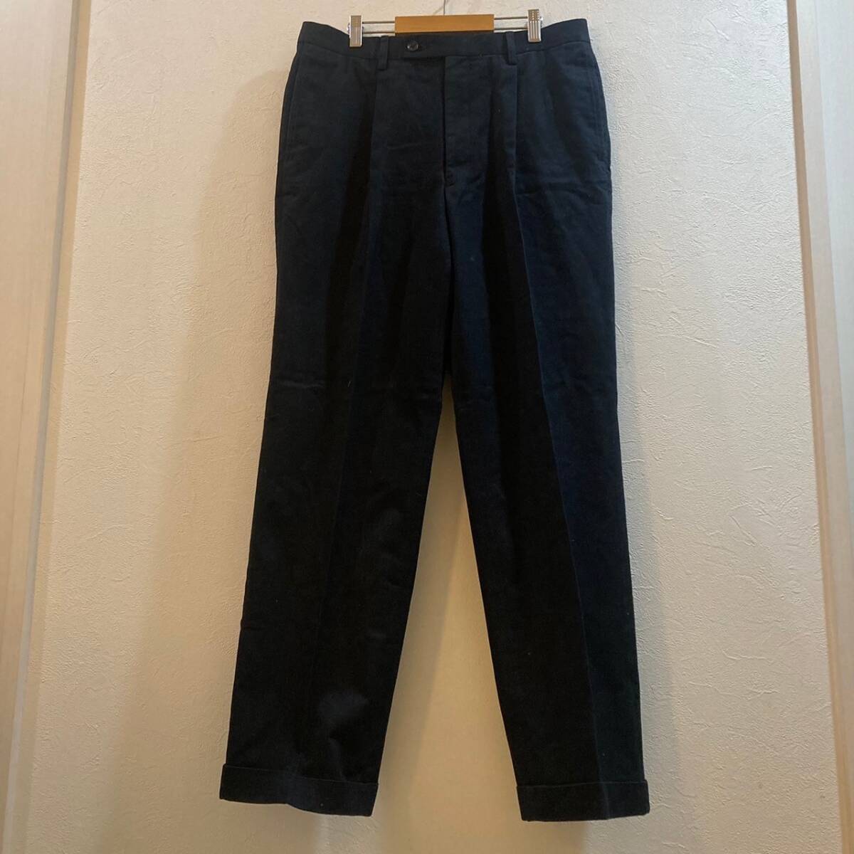 DAKS/ダックス センタープレスパンツ ゴルフ ネイビー 紺 メンズ 82拍卖